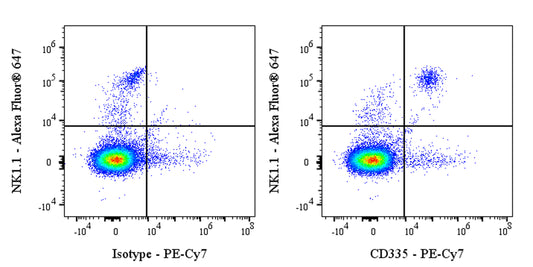 PE-Cy7 Rat Anti-Mouse CD335/NKP46 Antibody (S-R613)