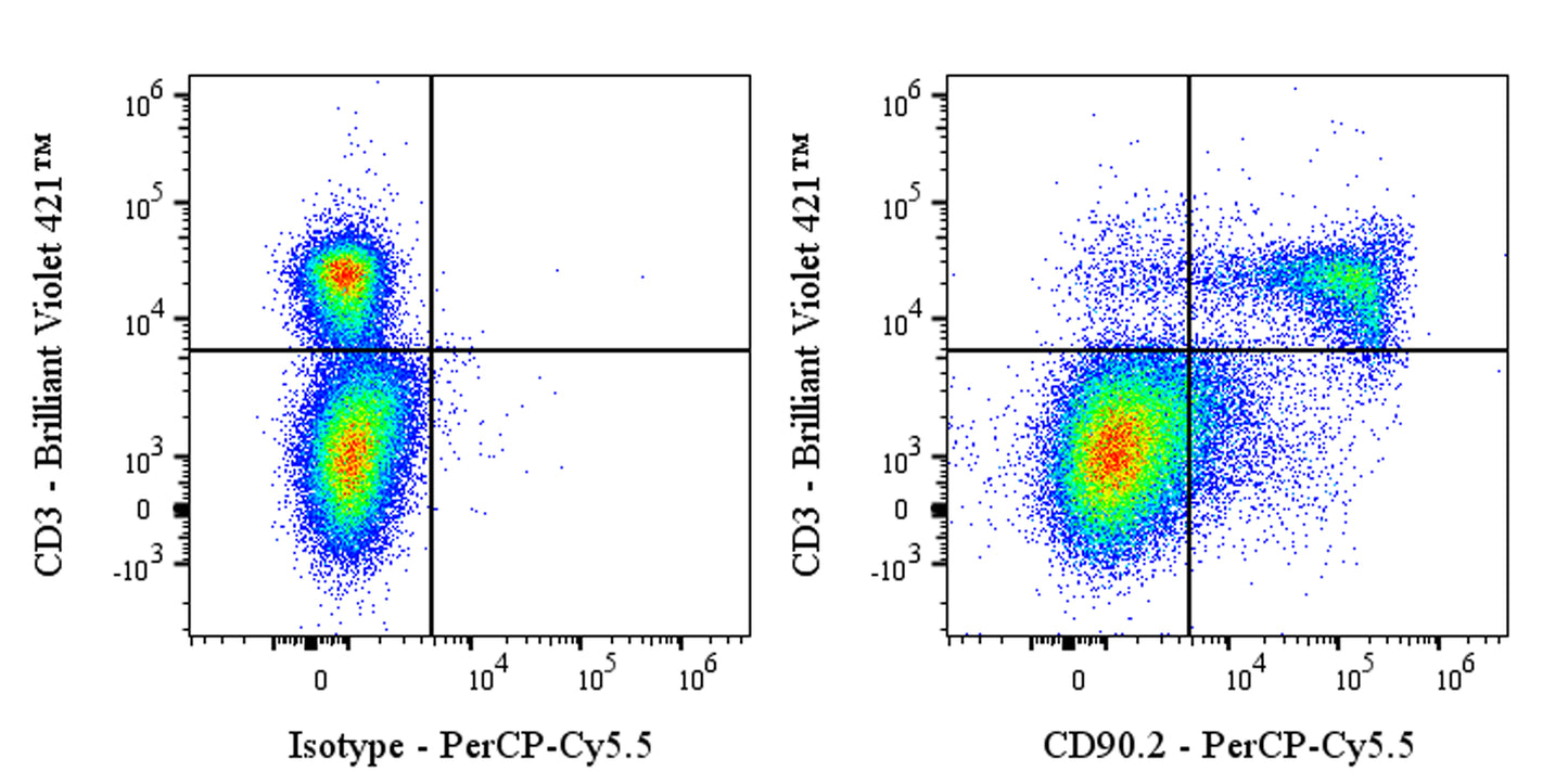 PerCP-Cy5.5 Rat anti-Mouse CD90.2 (Thy-1.2) Antibody (53-2.1)