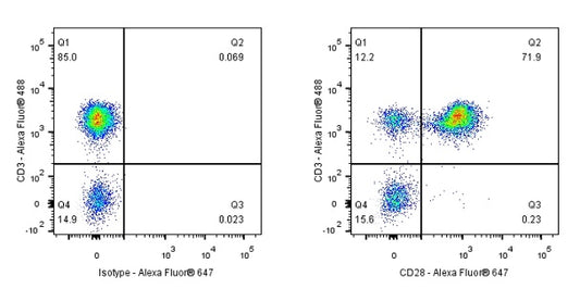 Alexa Fluor® 647 Mouse Anti-Human CD28 Antibody (S-714-76)