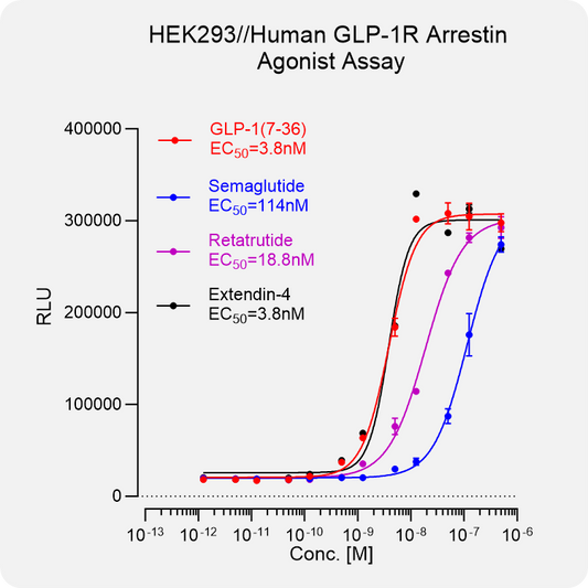 HEK293 Human GLP-1R Arrestin Stable Cell