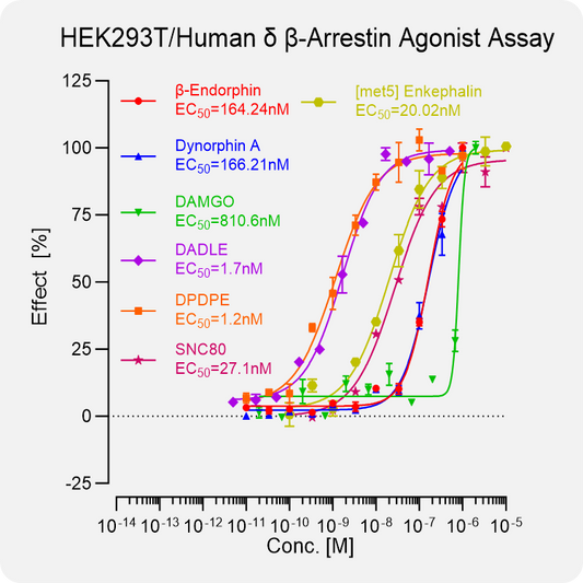 HEK293T Human δ  Arrestin Stable Cell