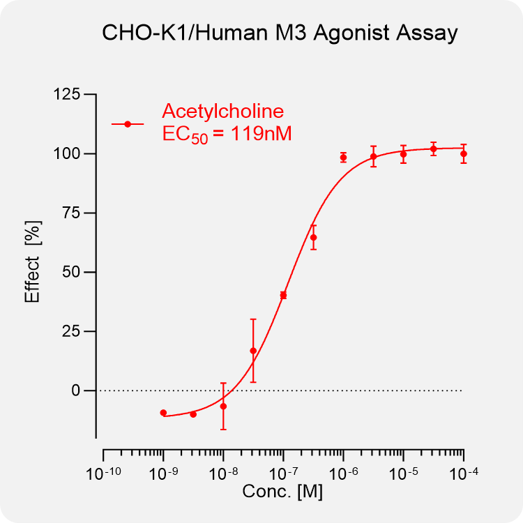 CHO-K1 Human M3 Stable Cell