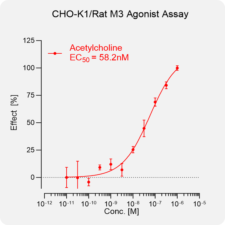 CHO-K1 Rat M3 Stable Cell