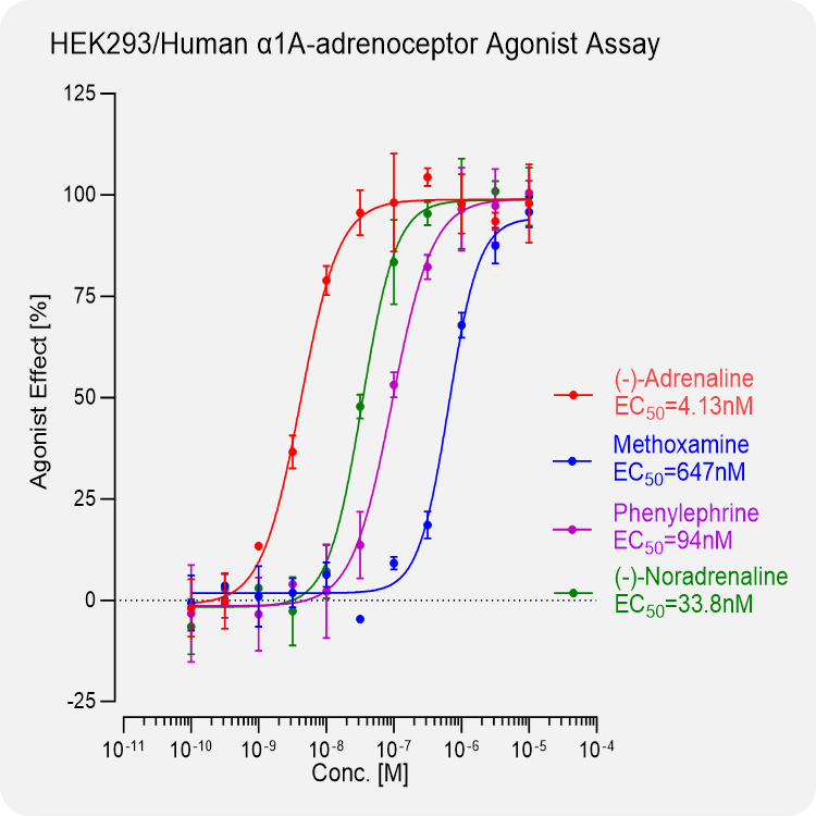 HEK293 Human α1A-adrenoceptor Stable Cell