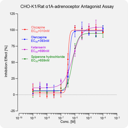CHO-K1 Rat α1A-adrenoceptor Stable Cell