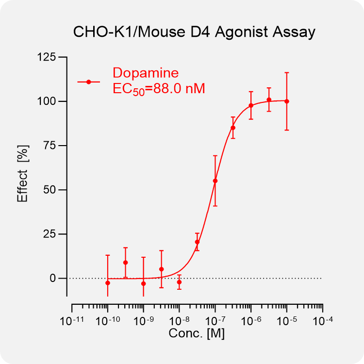 CHO-K1 Mouse D4 Stable Cell