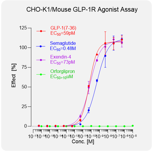 CHO-K1 Mouse GLP-1R Stable Cell