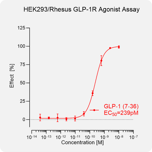 HEK293 Rhesus GLP-1R Stable Cell
