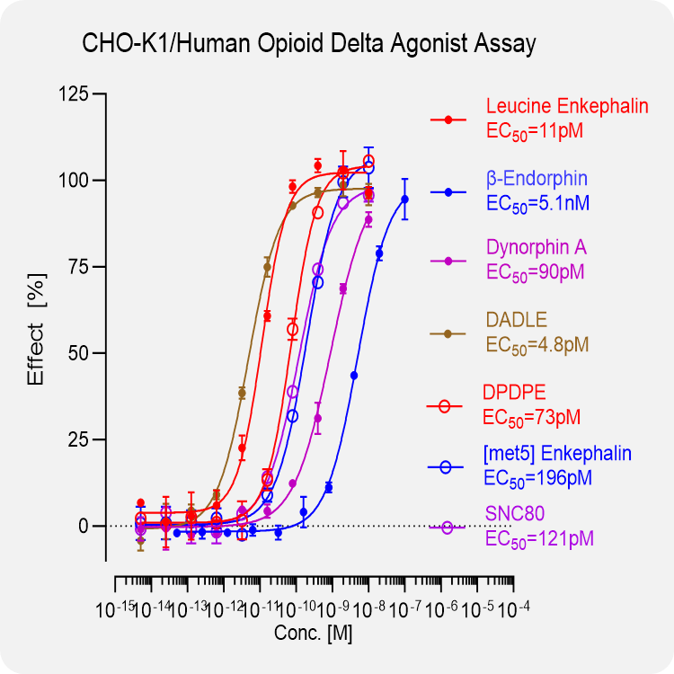 CHO-K1 Human δ Stable Cell