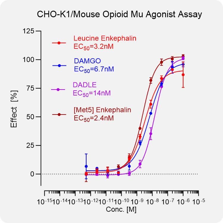 CHO-K1 Mouse μ Stable Cell