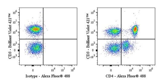 Alexa Fluor® 488 Rabbit Anti-Human CD4 Antibody (13B8.2)