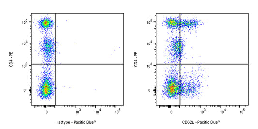 Pacific Blue Mouse Anti-Human CD62L Antibody (S-937-77)