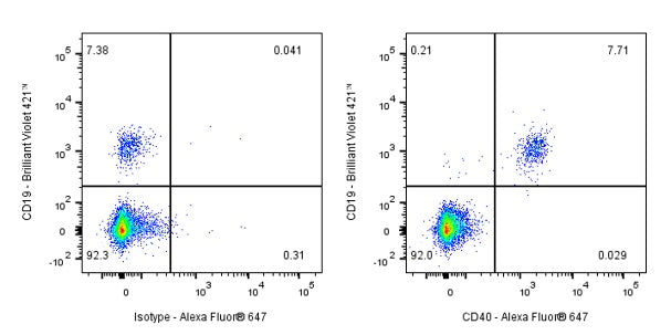 Alexa Fluor® 647 Human Anti-Human CD40 Antibody (ABBV-323)