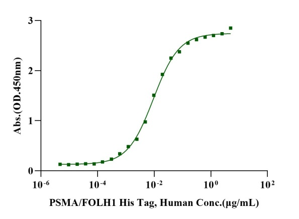 PSMA/FOLH1 His Tag Protein, Human