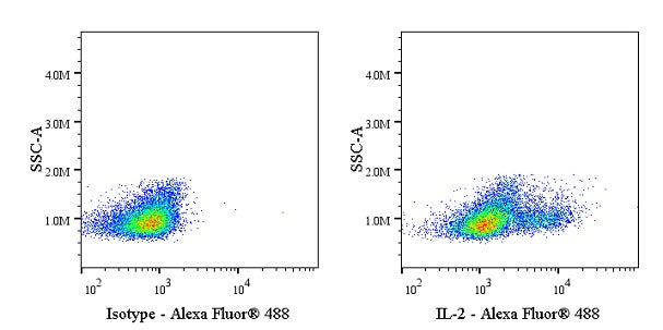Alexa Fluor® 488 Rat Anti-Mouse IL-2 Antibody (JES6-5H4)