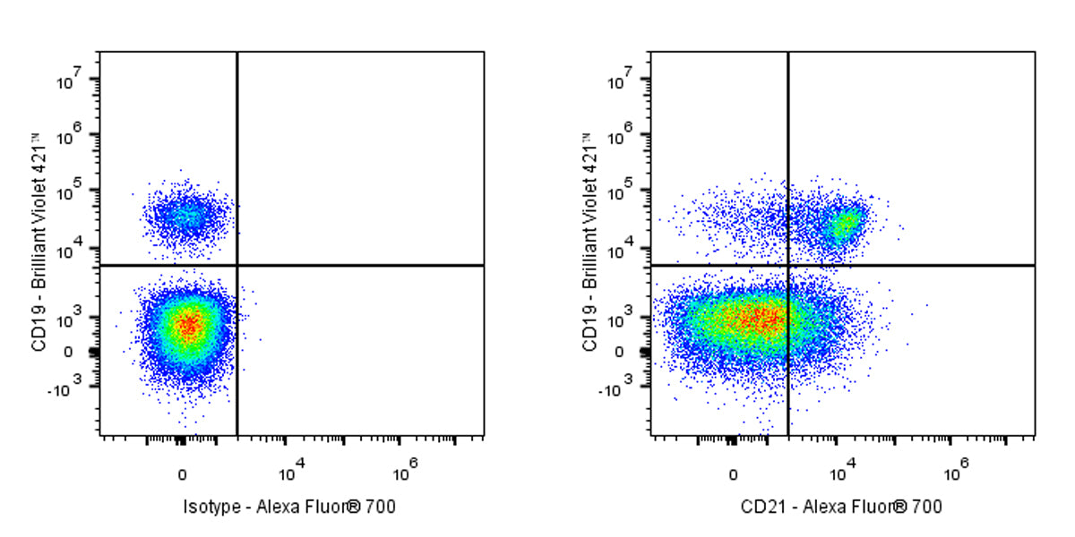 Alexa Fluor® 700 Mouse Anti-Human CD21 Antibody (S-764-18)