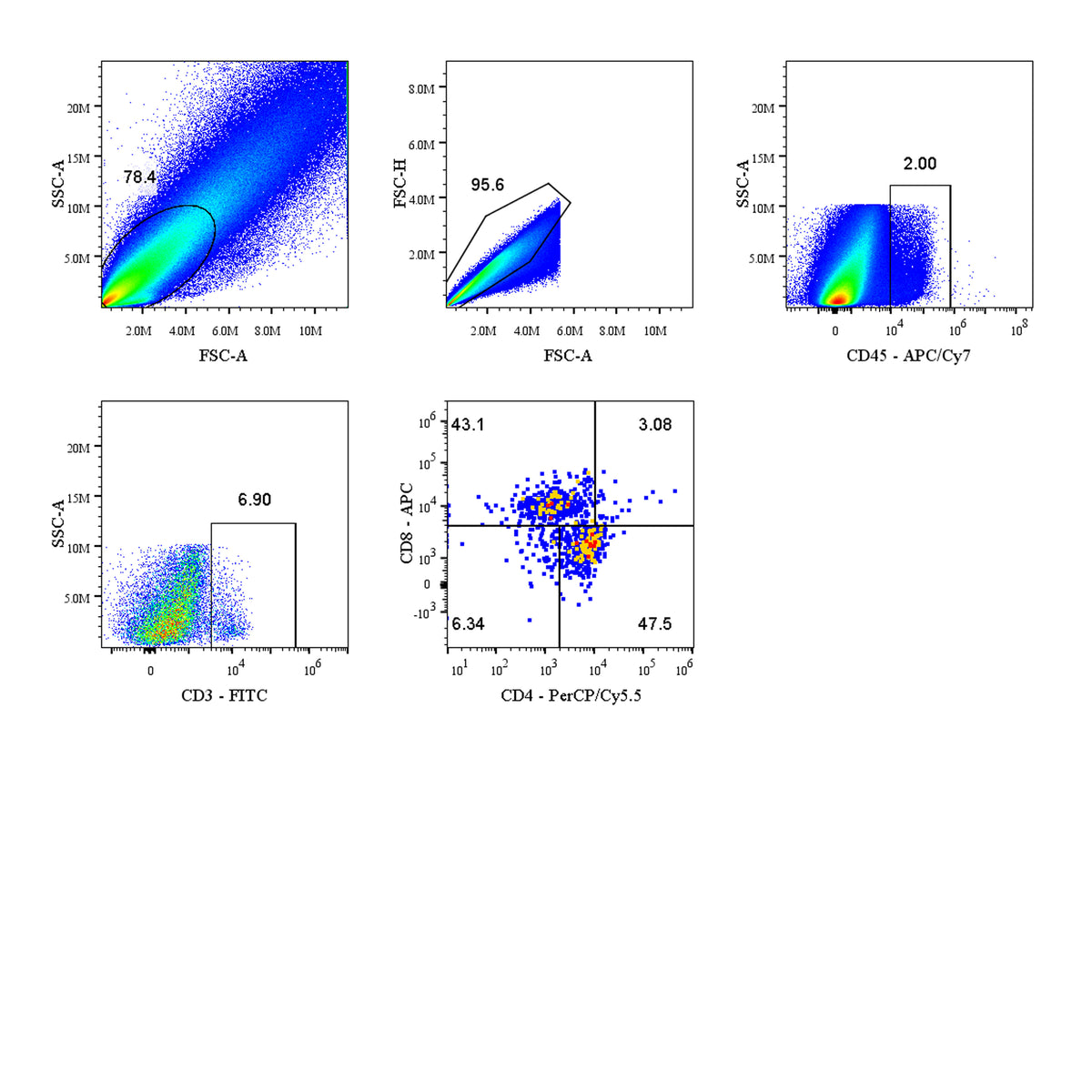 Mouse T Cell Panel Kit (CD45/CD3/CD4/CD8)