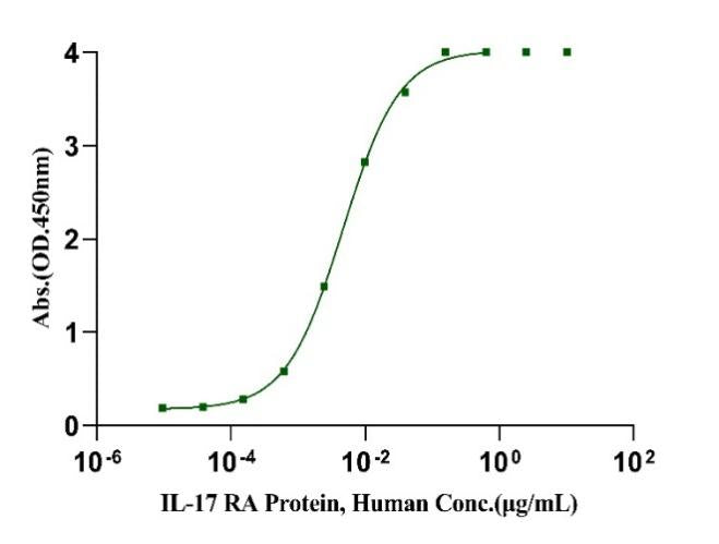 IL-17A / CTLA-8(24-155) His Tag Protein, Human