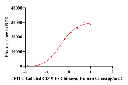 FITC-Labeled CD19 Fc Chimera Protein, Human