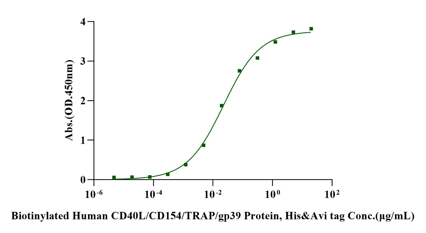 CD40/TNFRSF5 His Tag Protein, Cynomolgus