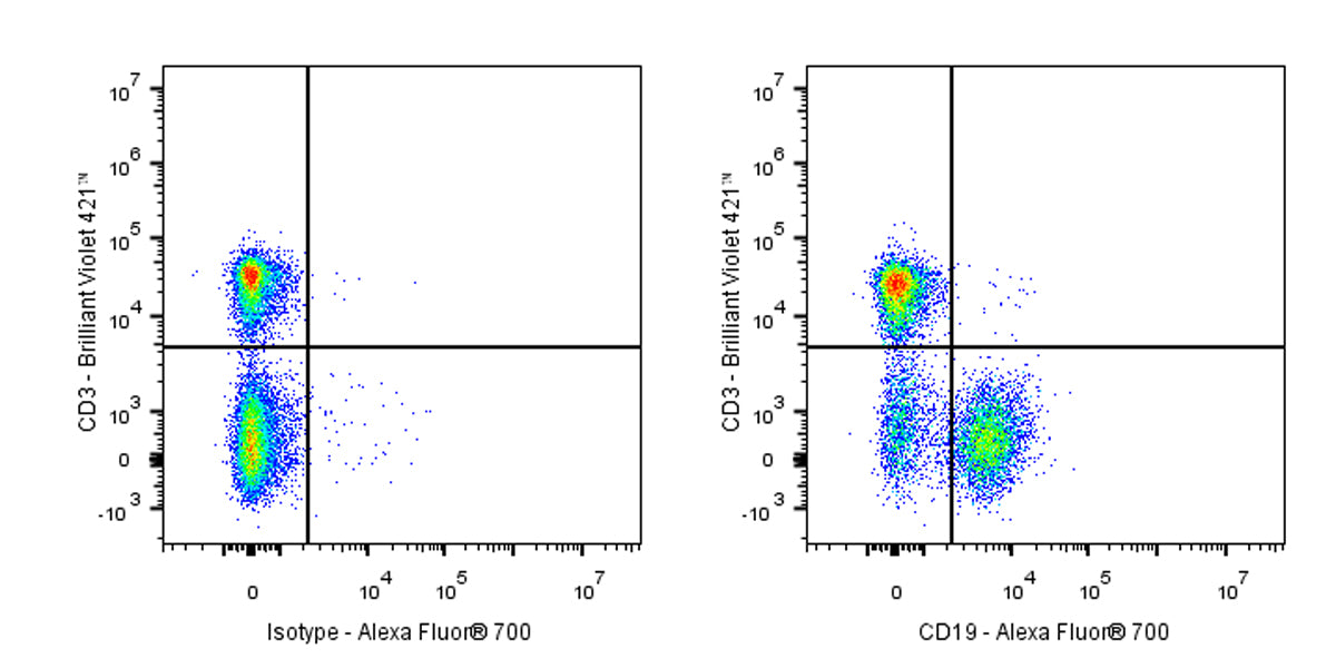 Alexa Fluor® 700 Rat Anti-Mouse CD19 Antibody (1D3)