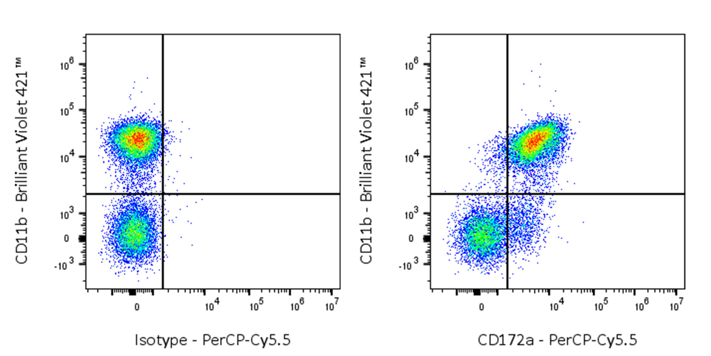 PerCP-Cy5.5 Rat Anti-Mouse CD172a (SIRPα) Antibody (S-R713)
