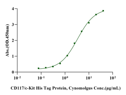CD117/c-Kit His Tag Protein, Cynomolgus