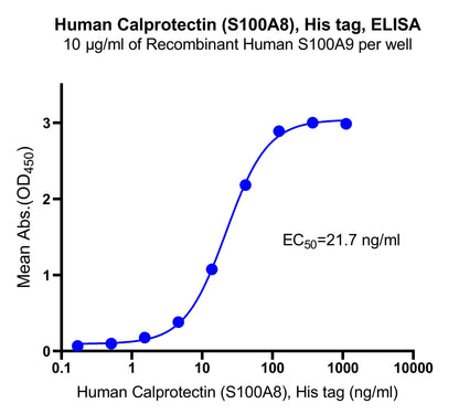 Calprotectin（S100A8）His Tag Protein, Human