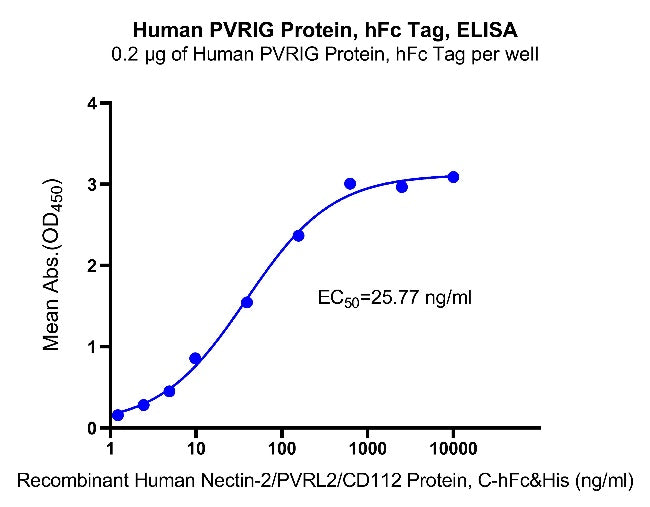 Human PVRIG Protein, hFc Tag
