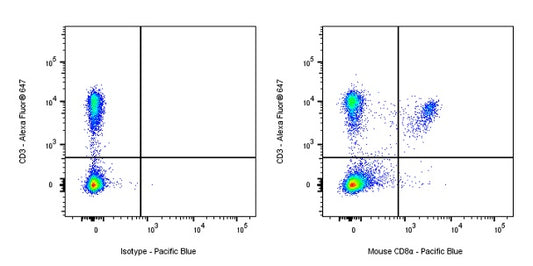 Pacific Blue Rat anti-mouse CD8α Antibody (2.43)