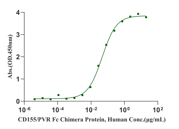 CD155/PVR Fc Chimera Protein, Human